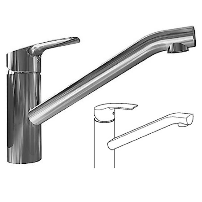 Hansa HANSAPOLO Spültisch Einhand Einlochbatterie DN15